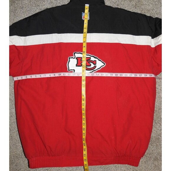 Vintage 1990s Kansas City Chiefs Reebok NFL Pro Line Puffer Jacket Men's XXL - Picture 10 of 14